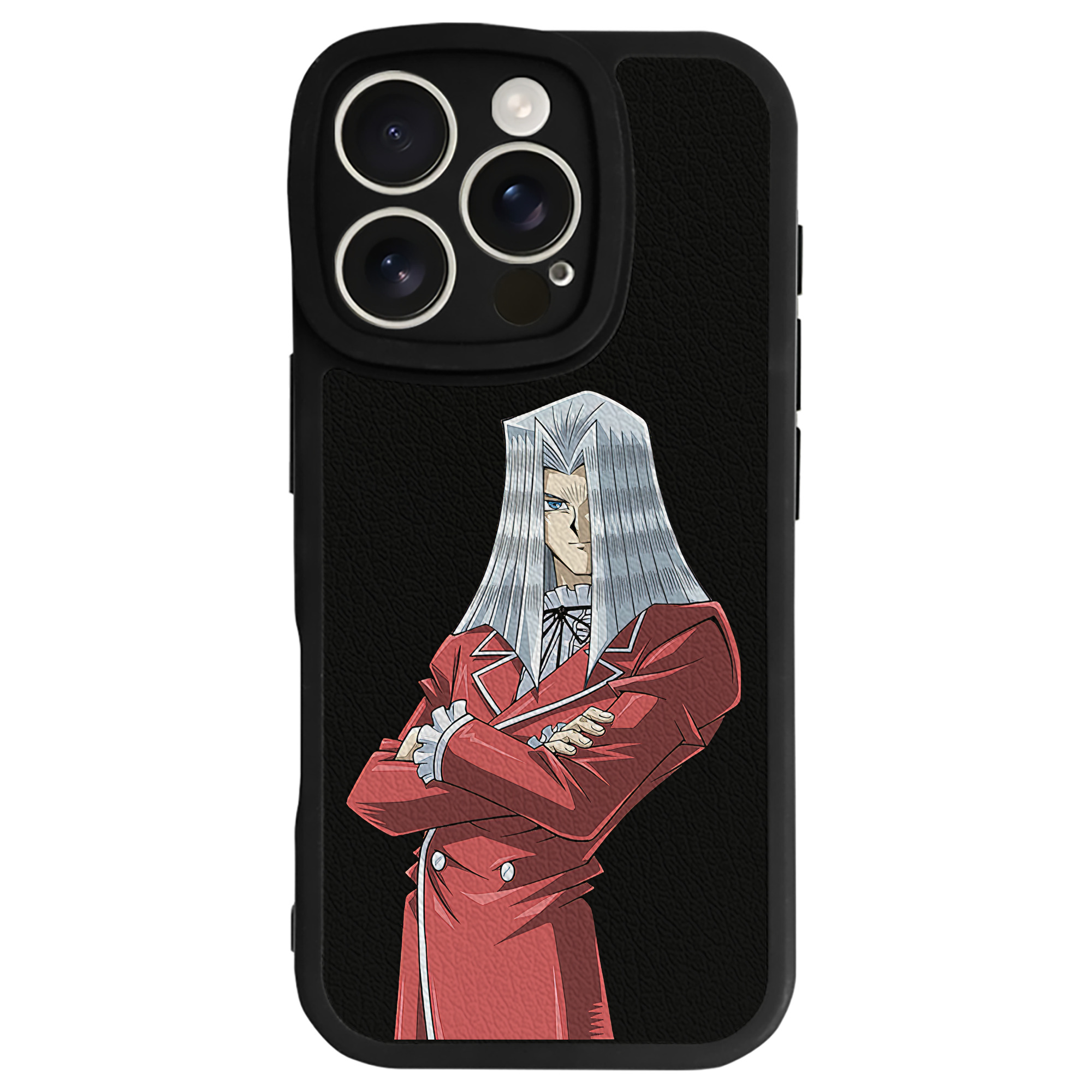 遊☆戯☆王 Yu-Gi-Oh! 【iPhone 16シリーズ対応】シリコンスマホケース（レザー調） 材質：シリコン